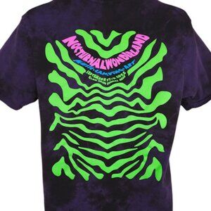 Nocturnal Wonderland T Shirt Mens Size Medium Purple 2022 EDM Festival USA